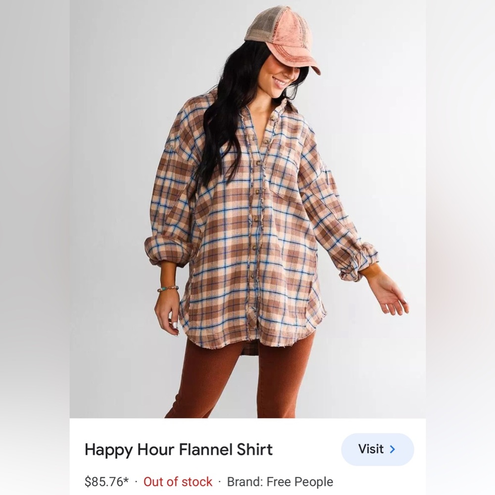 We the Free Happy Hour Flannel Shirt